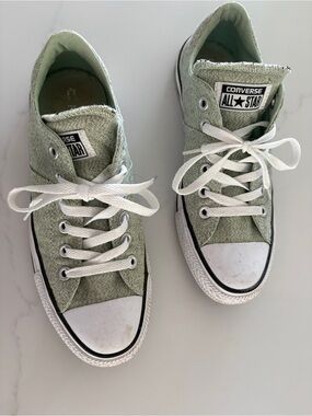 Converse Kids' All Star Low Top Sneakers in Light Green